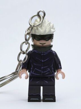 Jujutsu Kaisen Gojo Satoru Custom Minifigure Keychain